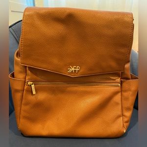 Freshly Picked Classic Diaper bag / backpack in cognac